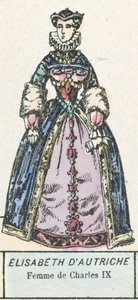 Isabel de Austria, Esposa de Carlos IX de French School