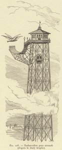Embarcadero para aeronaves (según el Daily Graphic) de French School