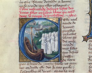 Embarque de las Hermanas de la Caridad del Hotel Dieu de París, de Le Livre de Vie Active de l