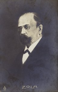 Emile Zola (1840-1902), novelista, periodista y dramaturgo francés (litografía)
