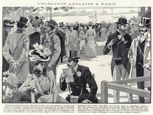Elegancia inglesa en París de French School