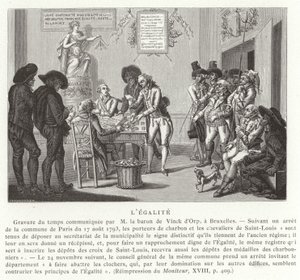 Igualdad, Revolución Francesa, 1793 de French School