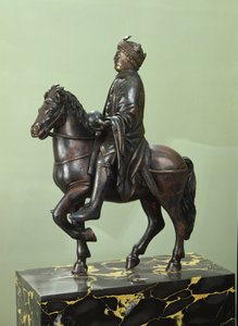 Estatua ecuestre de Carlomagno (742-814) de French School