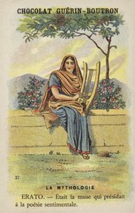 Erato, la musa de la poesía lírica de French School