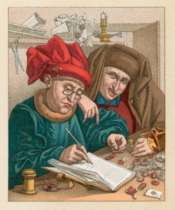 Traje de la Edad Media en Europa de French School