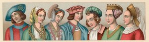 Europa Traje de los siglos XV-XVI de French School
