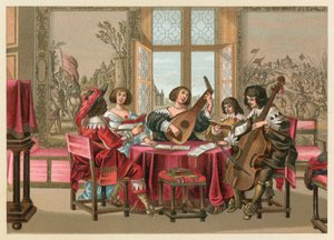 Traje de Europa del siglo XVII de French School