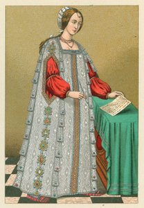 Europa Traje del siglo XVI de French School
