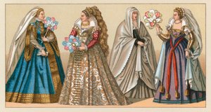 Traje del siglo XVI en Europa de French School
