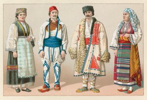 Traje de Turquía europea de French School