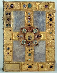 Evangelio incrustado con piedras preciosas de San Gauzelin