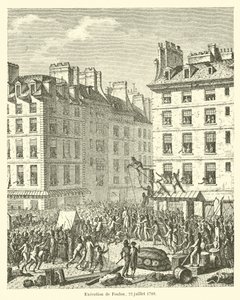 Ejecución de Foulon, 22 de julio de 1789 de French School