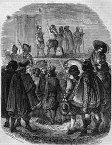 Ejecución de Charles de Gontaut Biron (1602): mariscal Charles de Gontaut Biron, gobernador de Borgoña (1562-1602) de French School