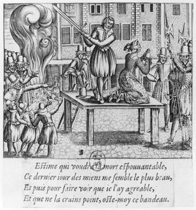 Ejecución de Leonora Galigai (1571-1617) el 8 de julio de 1617