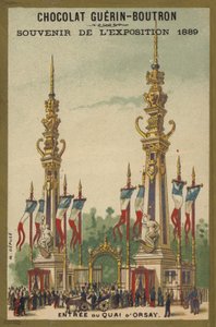 Exposición 1889 - Recuerdo de Chocolate de French School