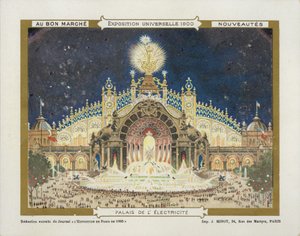Exposición Universal 1900 Electricidad de French School