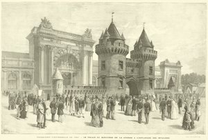 Exposición Universal de 1889, El Palacio del Ministerio de la Guerra en la Esplanada de los Inválidos de French School