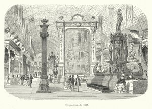 Exposición de 1855 (grabado) de French School