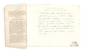 Extracto de una carta de Bonaparte, de 