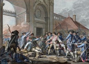 REVOLUCIÓN FRANCESA - El heroico valor del joven Desilles, 31 de agosto de French School