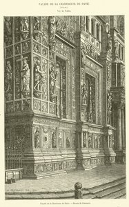 Fachada de la Cartuja de Pavía