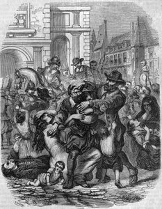 Hambre en Francia en el siglo XVI. de French School