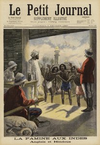 Hambruna en India, 1897 de French School