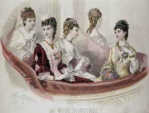 Moda femenina - en “Moda ilustrada”, sd. 2ª mitad del siglo XIX