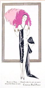 Diseño de moda para un vestido de noche 
