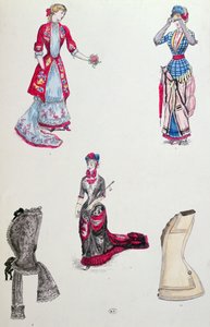 Moda en 1880 de French School