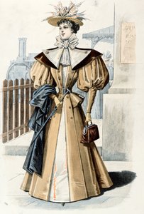 Estilo de moda, 1895 de French School