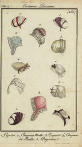 Sombreros a la moda de 1800 de French School
