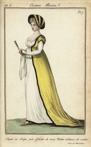 Mujer a la moda en el Parc Monceau