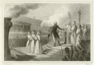 Fiesta de la Federación, 14 de julio de 1790 de French School