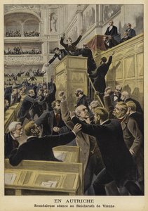 Pelea en el Consejo Imperial, Viena, 1897