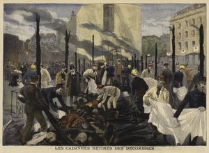 Incendio en el Bazar de la Caridad, París, 1897 de French School