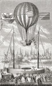 Primer vuelo con un globo dirigible, desde Dijon, 12 de junio de 1784, de 