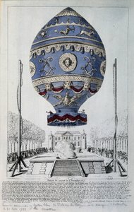 Primer vuelo humano de Pilâtre de Rozier el 21 de noviembre de 1783