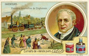 Primera locomotora de Stephenson