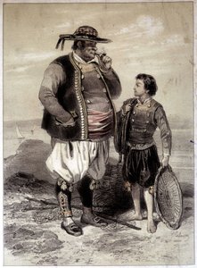 Pescadores de Douarnenez, c. 1855