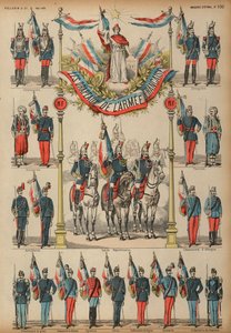 Banderas del ejército francés de French School