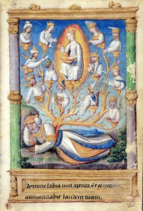 Fol.11r El Árbol de Jesé, de Heures a l