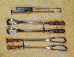 Fórceps utilizados por Jan Palfyn de Gante (1650-1730)