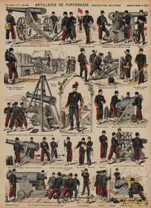 Artillería de fortaleza del ejército francés de French School