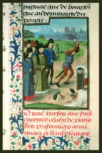 Ejecución de los prisioneros, 1418 de French School