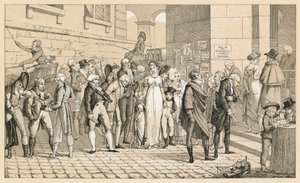 Francia, traje del siglo XIX de French School