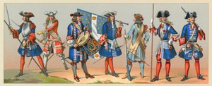 Francia, Traje de los siglos XVII-XVIII de French School