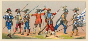 Francia, Traje de los siglos XVII-XVIII de French School