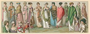 Traje de Francia XVIII-XIX de French School