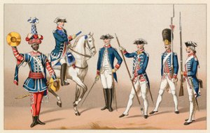 Traje del siglo XVIII de Francia